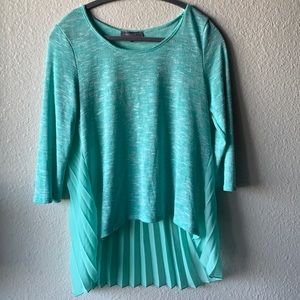 FLASHING LIGHTS | Dual fabric sheet back sweater